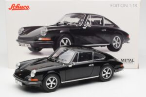 Porsche 911 S Czarny Schuco 1:18 450047200 Metal — zdjęcie 8 z 8