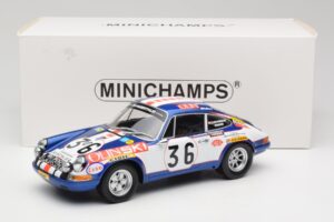 Porsche 911 S #36 B. Waldegard / C. Cheneviere 24 Hours of Le Mans 1971 Minichamps 1:18 107716836 Żywica — zdjęcie 6 z 6