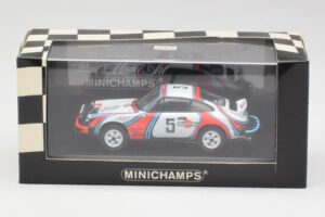 Porsche 911 SC #5 Martini B. Waldegaard / H. Thorszelius Safari Rally 1978 Minichamps 1:43 400786205 Metal — zdjęcie 4 z 4