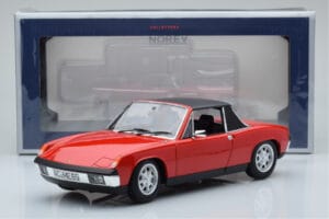 Porsche 914 1.7 Bahia Czerwony Norev 1:18 187690 Metal — zdjęcie 7 z 7
