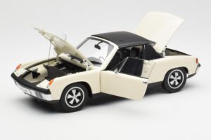 Porsche 914/6 Jasny Kość Słoniowa AUTOart 1:18 77933 Metal — zdjęcie 2 z 8