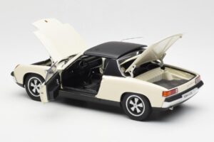 Porsche 914/6 Jasny Kość Słoniowa AUTOart 1:18 77933 Metal — zdjęcie 5 z 8