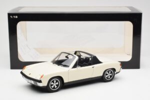 Porsche 914/6 Jasny Kość Słoniowa AUTOart 1:18 77933 Metal — zdjęcie 8 z 8