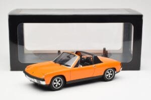 Porsche 914/6 Targa Pomarańczowy AUTOart 1:18 77932 Metal — zdjęcie 8 z 8