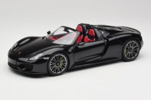 Porsche 918 Spyder Bazalt Czarny Metalik Minichamps 1:18 110062431 Metal