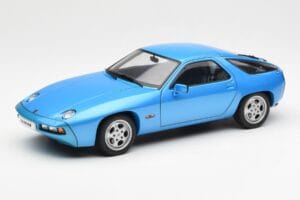 Porsche 928 Niebieski AUTOart 1:18 77901 Metal