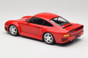 Porsche 959 Guards Czerwony Minichamps 1:18 155066200 Metal — zdjęcie 5 z 6
