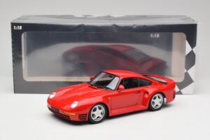 Porsche 959 Guards Czerwony Minichamps 1:18 155066200 Metal — zdjęcie 6 z 6