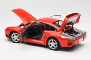 Porsche 959 Czerwony AUTOart 1:18 78082 Metal — zdjęcie 5 z 8
