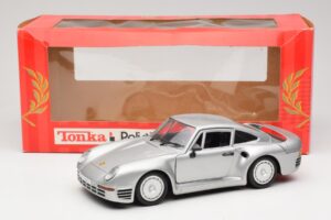 Porsche 959 Srebrny Tonka 1:18 2221 Metal — zdjęcie 8 z 8