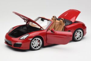 Porsche Boxster 981 S Czerwony Guards Minichamps 1:18 110062031 Metal — zdjęcie 2 z 8