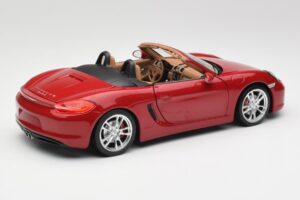 Porsche Boxster 981 S Czerwony Guards Minichamps 1:18 110062031 Metal — zdjęcie 3 z 8