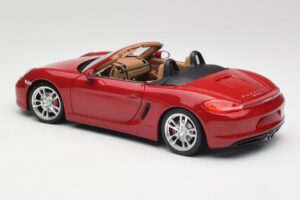 Porsche Boxster 981 S Czerwony Guards Minichamps 1:18 110062031 Metal — zdjęcie 7 z 8