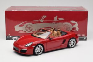 Porsche Boxster 981 S Czerwony Guards Minichamps 1:18 110062031 Metal — zdjęcie 8 z 8