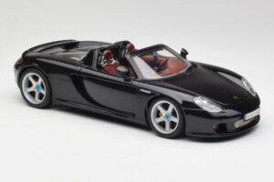 Porsche Carrera GT Czarny Maisto 1:18 36665 Metal — zdjęcie 6 z 8