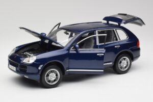 Porsche Cayenne S 9PA Dark Sea Niebieski Metaliczny Maisto 1:18 31635 Metal — zdjęcie 2 z 8