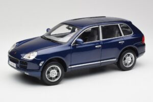 Porsche Cayenne S 9PA Dark Sea Niebieski Metaliczny Maisto 1:18 31635 Metal