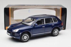 Porsche Cayenne S 9PA Dark Sea Niebieski Metaliczny Maisto 1:18 31635 Metal — zdjęcie 8 z 8