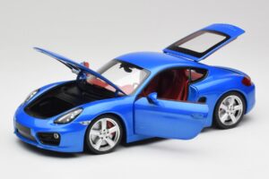 Porsche Cayman 981 S Aqua Niebieski Metalik Minichamps 1:18 110062221 Metal — zdjęcie 2 z 8