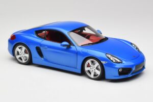 Porsche Cayman 981 S Aqua Niebieski Metalik Minichamps 1:18 110062221 Metal — zdjęcie 6 z 8