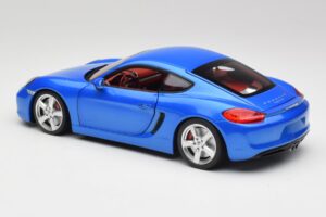 Porsche Cayman 981 S Aqua Niebieski Metalik Minichamps 1:18 110062221 Metal — zdjęcie 7 z 8