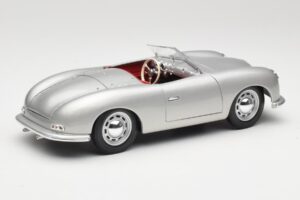 Porsche No. 1 356 Roadster Fish Srebrny Maisto 1:18 31853 Metal — zdjęcie 3 z 8