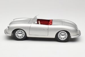 Porsche No. 1 356 Roadster Fish Srebrny Maisto 1:18 31853 Metal — zdjęcie 4 z 8