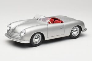 Porsche No. 1 356 Roadster Fish Srebrny Maisto 1:18 31853 Metal