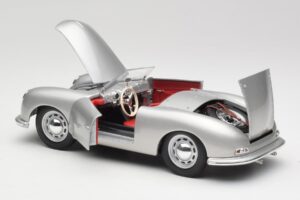 Porsche No. 1 356 Roadster Fish Srebrny Maisto 1:18 31853 Metal — zdjęcie 5 z 8