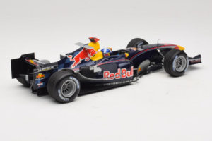 Red Bull RB1 Cosworth #14 D. Coulthard Red Bull Racing Showcar 2005 Minichamps 1:18 100050084 Metal — zdjęcie 2 z 7