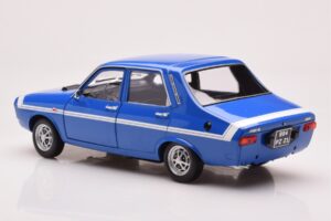 Renault 12 Gordini Bez Zderzaków Bleu de France Norev 1:18 185248 Metal — zdjęcie 7 z 8