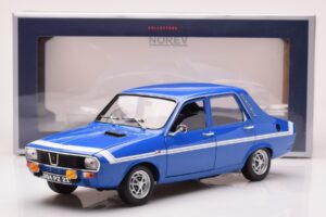 Renault 12 Gordini Bez Zderzaków Bleu de France Norev 1:18 185248 Metal — zdjęcie 8 z 8