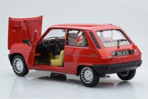 Renault 5 Alpine Turbo Czerwony Norev 1:18 185243 Metal — zdjęcie 3 z 8