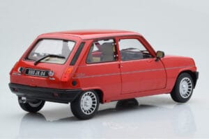 Renault 5 Alpine Turbo Czerwony Norev 1:18 185243 Metal — zdjęcie 4 z 8