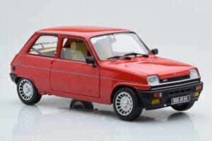 Renault 5 Alpine Turbo Czerwony Norev 1:18 185243 Metal — zdjęcie 6 z 8