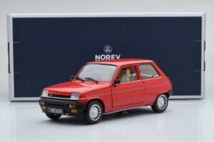 Renault 5 Alpine Turbo Czerwony Norev 1:18 185243 Metal — zdjęcie 8 z 8