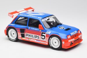 Renault R5 Maxi Turbo #5 Philips J-L. Busquet Superproduction 1987 Otto 1:18 OT1094 Żywica — zdjęcie 4 z 6