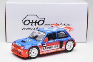 Renault R5 Maxi Turbo #5 Philips J-L. Busquet Superproduction 1987 Otto 1:18 OT1094 Żywica — zdjęcie 6 z 6
