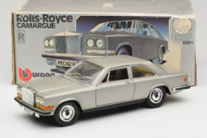Rolls-Royce Camargue Srebrny Edycja Diamond Bburago 1:18 3001-M3 Metal — zdjęcie 8 z 8