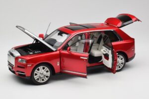Rolls-Royce Cullinan Czerwony Z Shadow Wheels OEM 1:18 028-18A Metal — zdjęcie 2 z 8