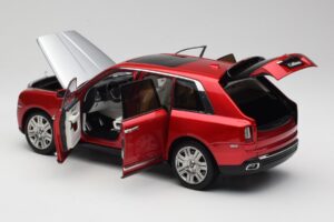 Rolls-Royce Cullinan Czerwony Z Shadow Wheels OEM 1:18 028-18A Metal — zdjęcie 5 z 8