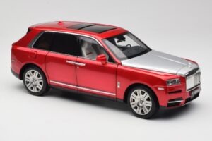 Rolls-Royce Cullinan Czerwony Z Shadow Wheels OEM 1:18 028-18A Metal — zdjęcie 6 z 8
