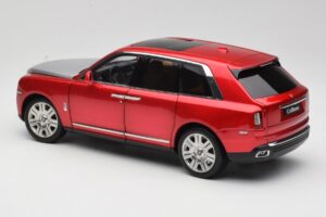 Rolls-Royce Cullinan Czerwony Z Shadow Wheels OEM 1:18 028-18A Metal — zdjęcie 7 z 8
