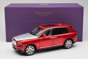 Rolls-Royce Cullinan Czerwony Z Shadow Wheels OEM 1:18 028-18A Metal — zdjęcie 8 z 8
