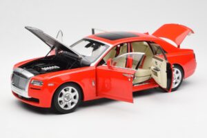 Rolls-Royce Ghost Czerwony & Srebrny Kyosho 1:18 008802RS Metal — zdjęcie 2 z 8