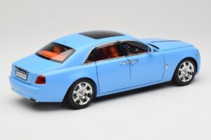 Rolls-Royce Ghost Series I Jasnoniebieski Kyosho 1:18 08802LB Metal — zdjęcie 3 z 8