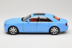 Rolls-Royce Ghost Series I Jasnoniebieski Kyosho 1:18 08802LB Metal — zdjęcie 4 z 8