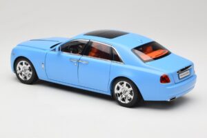 Rolls-Royce Ghost Series I Jasnoniebieski Kyosho 1:18 08802LB Metal — zdjęcie 7 z 8