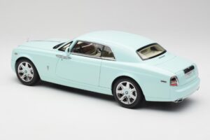 Rolls-Royce Phantom Coupe Turchese Niebieski Kyosho 1:18 08862TBL Metal — zdjęcie 7 z 8