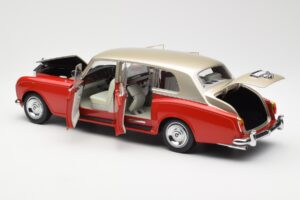 Rolls-Royce Phantom VI Czerwono Jasny Beż Kyosho 1:18 08905RLB Metal — zdjęcie 5 z 8